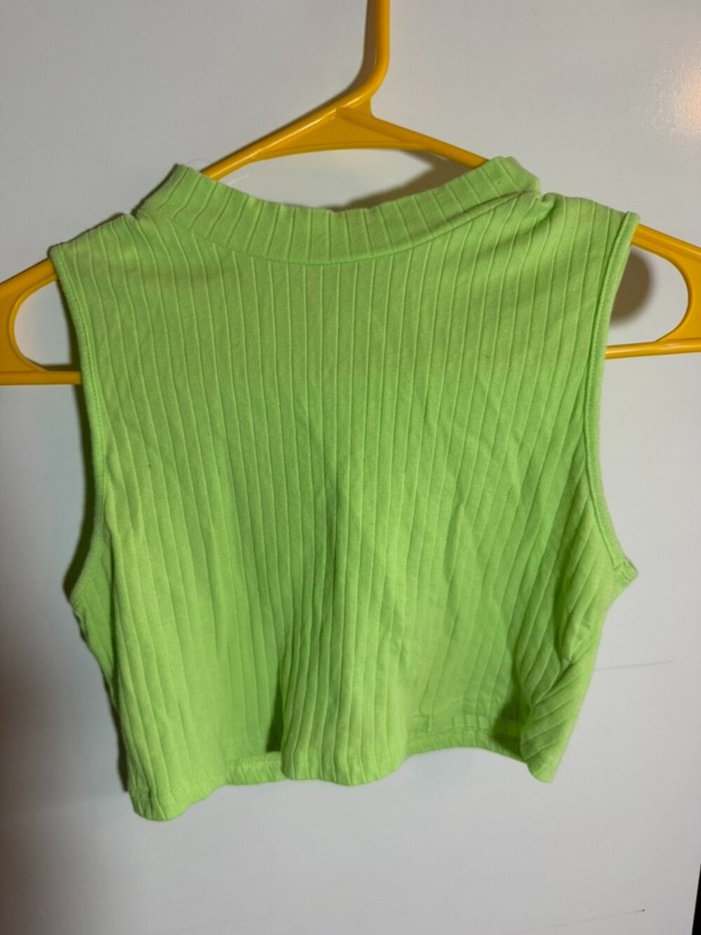 SHEIN Lime Green Women's Crop Top